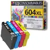 123CONSOMMABLES - 604XL - Pack 4 cartouches compatibles EPSON 604 XL