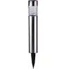 Borne solaire inox Galix 0,13W - 10 Lumens - 8h d'éclairage - 1 led blanche