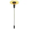 Decoration lumineuse solaire GALIX G4460 - Forme Tournesol - H44cm