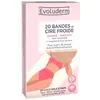 Bandes de cire froide Visage-Maillot x20 EVOLUDERM