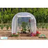 RICHEL Serre de jardin pied droit 2x3m (6m2) 1 porte zippee fabrication francaise