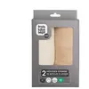 Lot de 2 Housses matelas à langer BEIGE Trois Kilos Sept
