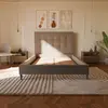 MORPHEA Lit Sommier - 3 coloris au choix, Anthracite / 80x200 / Avec