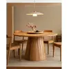 Uniqka-design - Capelle-Table de jardin ronde en teck recycle