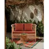 Uniqka-design Lusso - canapé de jardin 2 places en rotin, coussin amovible