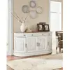 Uniqka-design - Argo - Enfilade en bois massif de manguier blanc