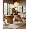 Uniqka - Véga - Table salle à manger ovale bois acacia - 200x90x76 cm ...