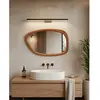 Uniqka-design - Quadra - Miroir organique en bois massif de manguier
