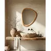 Uniqka-design - Trivéo - Miroir organique en bois massif de manguier