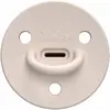 Elhée - Tétine en silicone médical Choochoo Rose poudré 0/6 mois