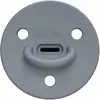 Elhée - Tétine en silicone médical Choochoo Bleu gris 6/18 mois