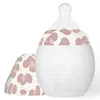 Elhée Biberon anti-colique en silicone Graouu Pink (240 ml)