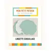 Patron Lingettes Coquillage lavables (tissus inclus) - Mon petit Patro...