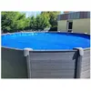 Bâche à bulles pour piscine ronde 4.20m Bleu