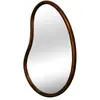 Miroir organique - SWEEEK - JACOB - Bois de sapin - Marron - Ovale