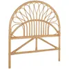SWEEEK Tête de lit en rotin naturel pour chambre enfant.90x100cm Malacca
