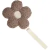 Attache tétine Fleur moumoute Beige-Ecru
