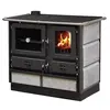 Cuisinière à bois MAGNUM MBS en fonte  Sortie côté gauche Interstoves