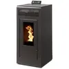INTERSTOVES Poêle à granules MARINA 11 Etanche Concentrique - Noir