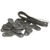 Maillestore Kit de fixation Brise-vue - 26 pastilles + 4m de fil Gris Clair 1 kit
