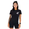 T-shirt femme Circle Sportswear Legend TS003P23-SCH01-W-BL Noir XS