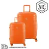 GYLBAG SET DE 2 SOLO : VALISES RIGIDES ORANGE CH3(TAILLE S,M)