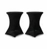 Housse pour mange-debout - SWEEEK - Lot de 2 - Ø80cm - Polyester - Noir