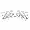 SWEEEK 6 Chaises pliantes d'appoint - Fiesta - en plastique et métal
