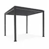 SWEEEK Pergola bioclimatique aluminium anthracite triomphe 3x3 m lames orientables