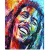 Peinture au numéro : Bob Marley Aquarelle  - sans châssis en bois
