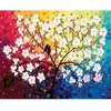Peinture au numéro : Oiseaux au Printemps  - sans châssis en bois
