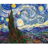 Peinture par numéro Figured'Art Van Gogh Nuit Etoilée 40x50 cm