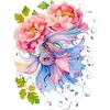 Figured'Art Peinture par Numéro Adulte Fleurs et Poisson entrelacés - ...