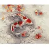 Figured'Art Peinture par Numéro Adulte Duo de Carpes Koi - Activité Manuelle Kit de Loisir Créatif DIY Numéro d'Art Complet - 40x50cm sans châssis en bois