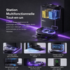 Robot aspirateur laveur connecté avec base de vidage EZIclean® PureFlo...