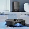 Robot aspirateur laveur connecté avec base de vidage EZIclean® PureFlo...