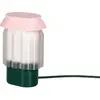 Warren & Laetitia NOUR-Lampe à poser matériaux recyclés H20cm Multicolore