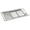 Planet BBQ OASI 80 Grill 1/3 - Plancha 2/3 - Encastrable + couvercle