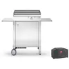 Planet Plancha électrique en inox Chef 55 cm Avec chariot fermé + housse