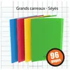 SURDISCOUNT Lot de 4 cahiers - 24x32(cm) - Grands carreaux - 96 pages ...