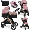 BEBELISSIMO - Poussette combinée trio 3 en 1 - siège auto 0m - nacelle...