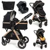 BEBELISSIMO - Poussette combinée trio 3 en 1 - siège auto 0m - nacelle...