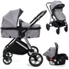 Bebelissimo - poussette combinée trio 3 en 1 - siège auto 0+ cavo   na...