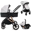 Bebelissimo - poussette combinée trio 3 en 1 - siège auto 0+ cavo   na...