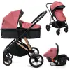 Bebelissimo - poussette combinée trio 3 en 1 - siège auto 0+ cavo   na...