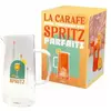 COOKUT - Carafe à Spritz 1 litre Transparent et résistant à la casse avec couvercle Moderne