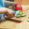 Couteau chef CHEFCLUB le couteau du chef kids bleu et rouge