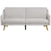 Canapé convertible scandinave 3 places gris clair ESTER CONCEPT USINE