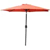 Concept-Usine Come - Parasol Droit Rond 2,5 X 2,5 M Terracotta