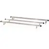 Pack Complet 3 Barres De Toit Avec Fixations Mts 0101leb1000 Alu